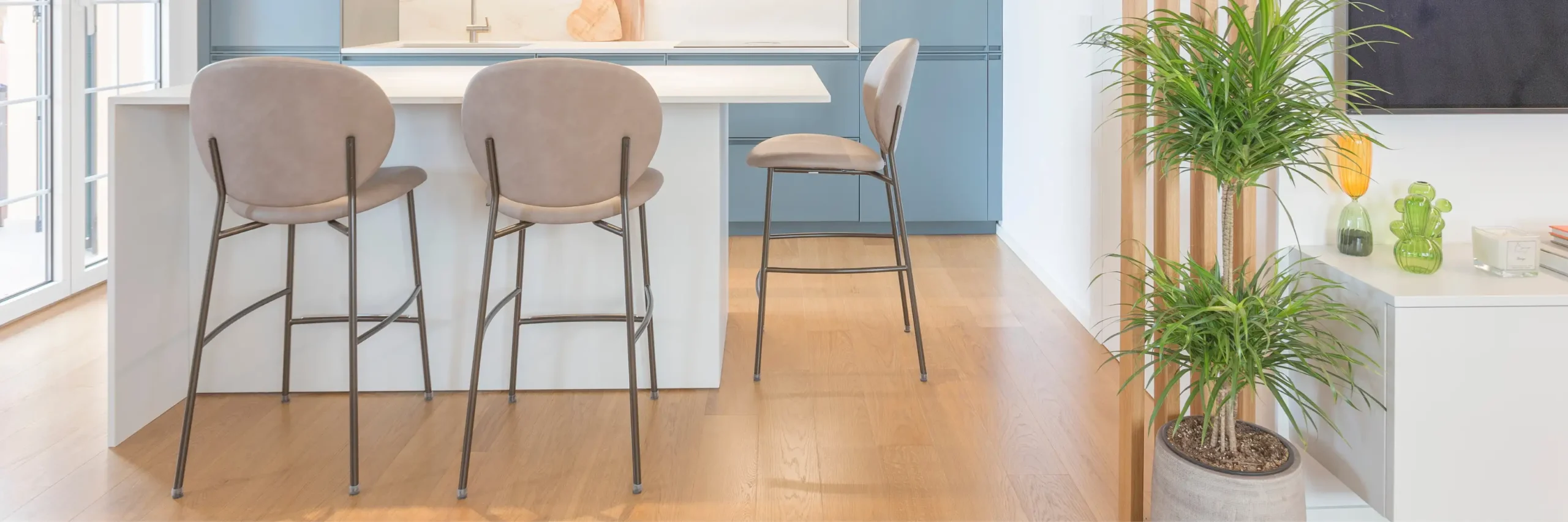 Interno con parquet realizzato da Parquet Veneto a Treviso