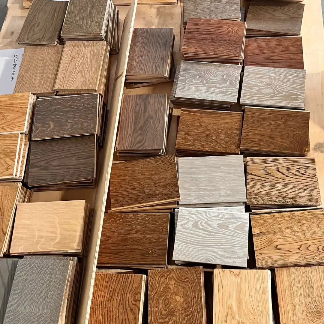 Campioni di legno e parquet